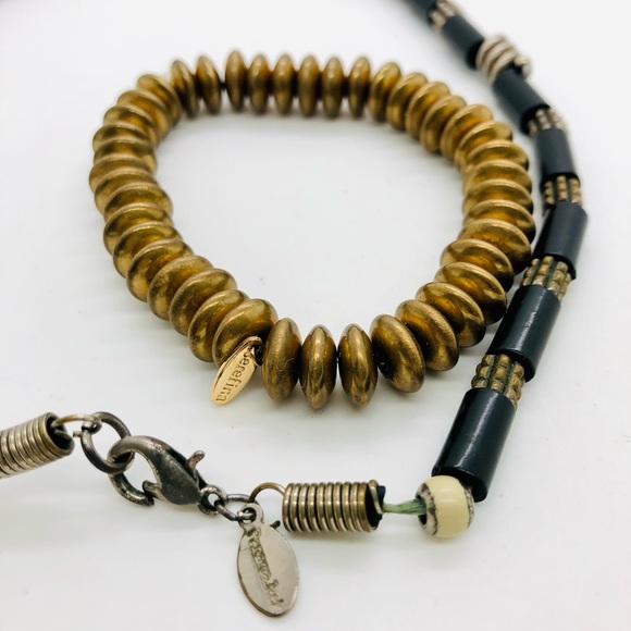 Vintage Jewelry Vintage Panama Jack Necklace And Serafina Brass